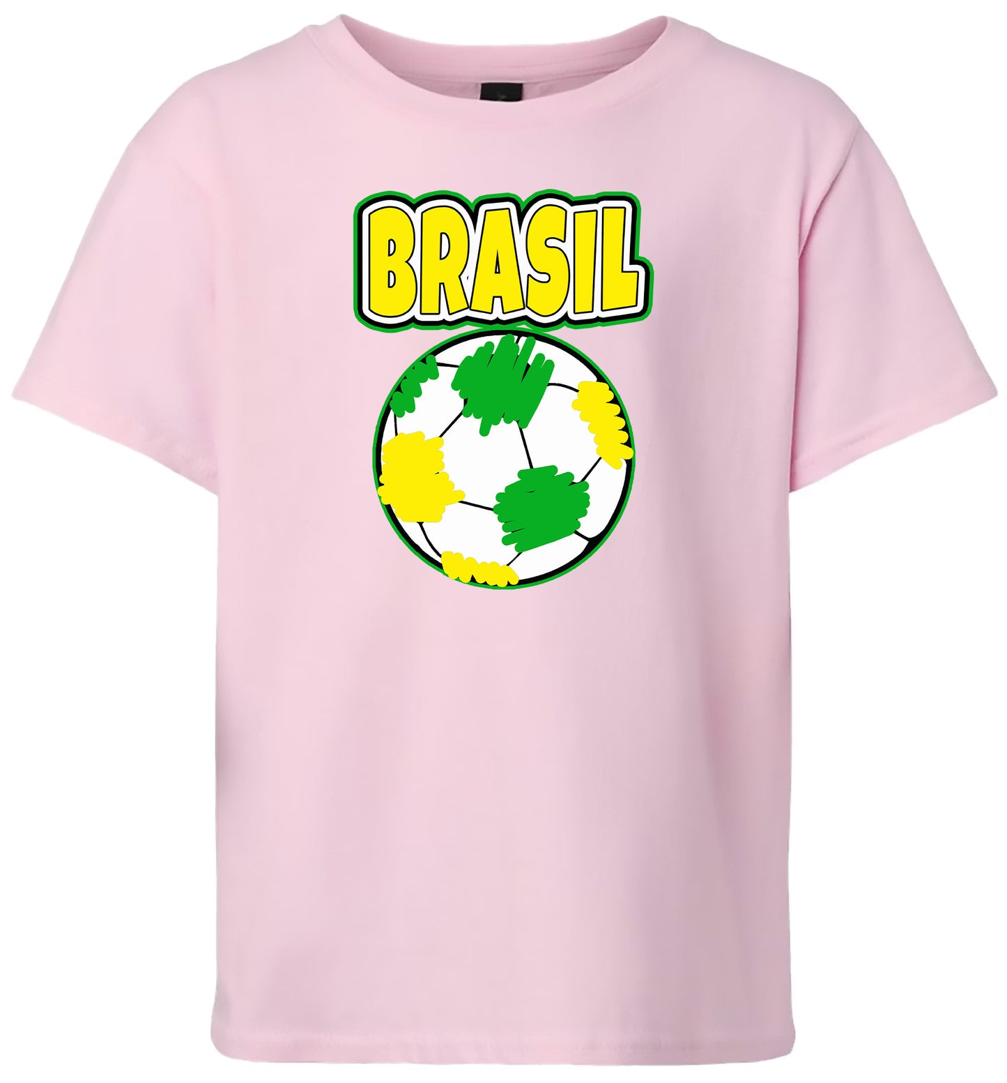 Brazil Soccer Children's Gildan Soft Shirt