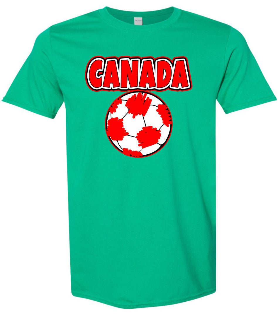 Canada Soccer Adult Gildan Soft Shirt