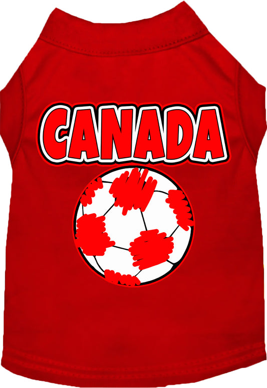 Canada Soccer Pet Shirt
