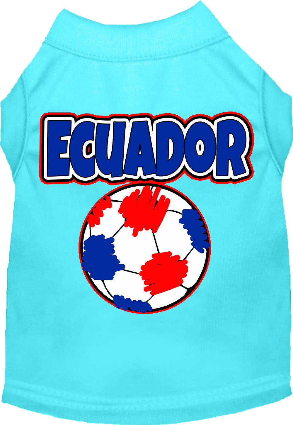 Ecuador Soccer Pet Shirt