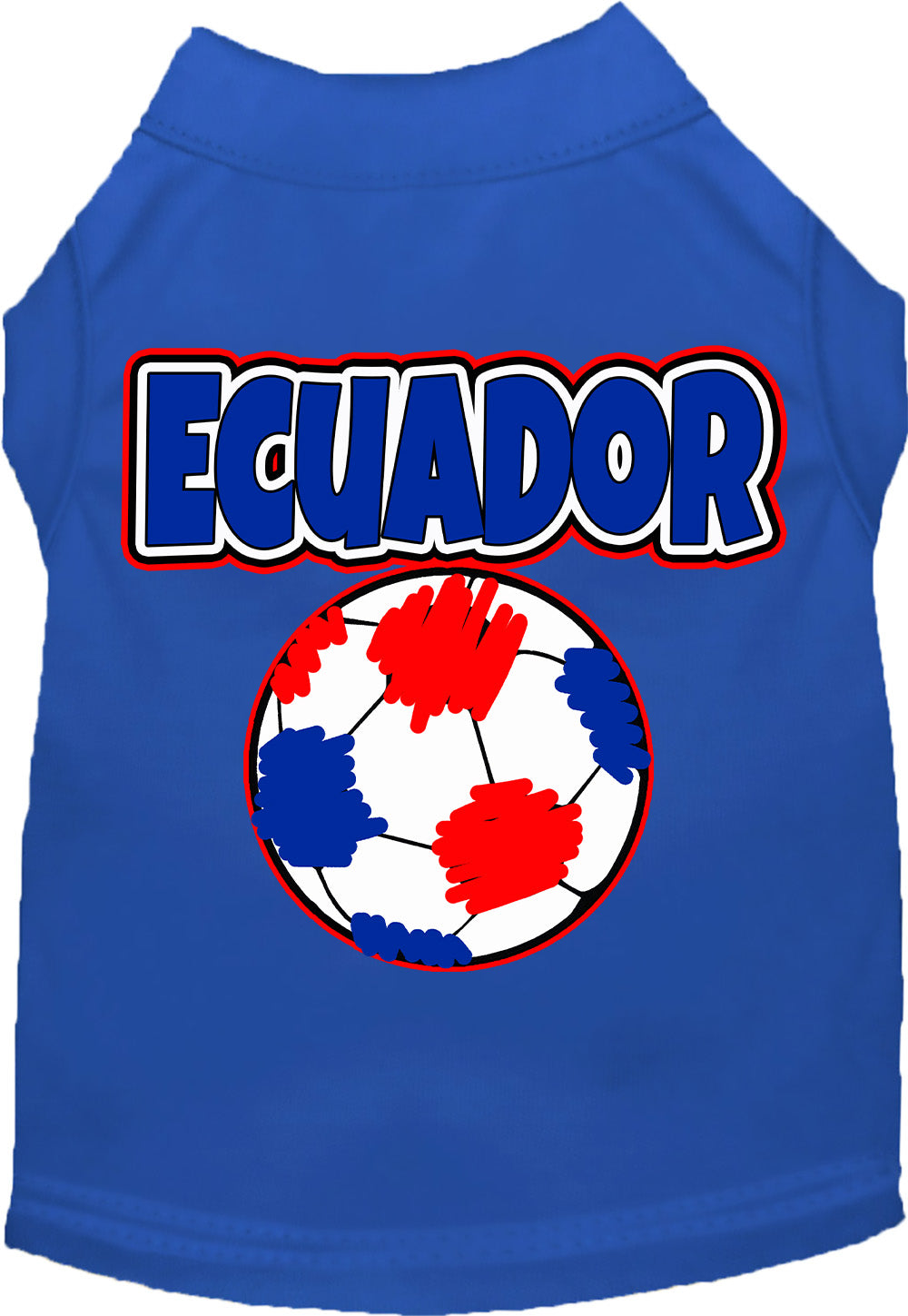 Ecuador Soccer Pet Shirt
