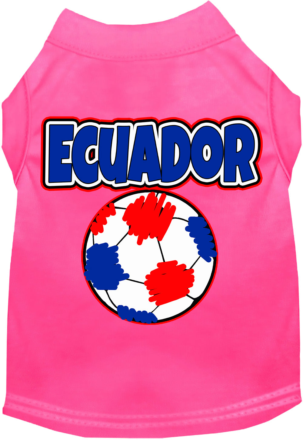 Ecuador Soccer Pet Shirt