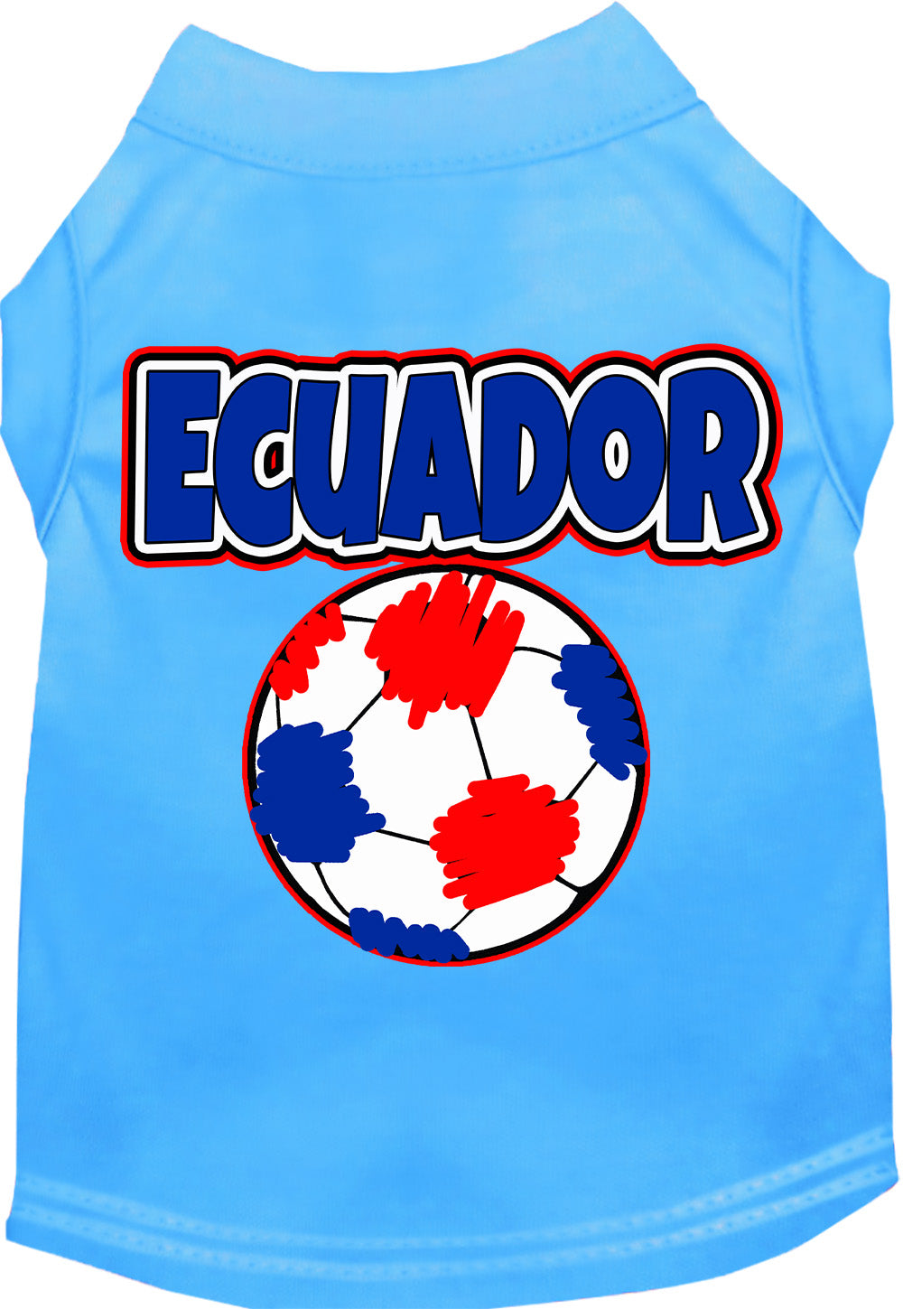Ecuador Soccer Pet Shirt
