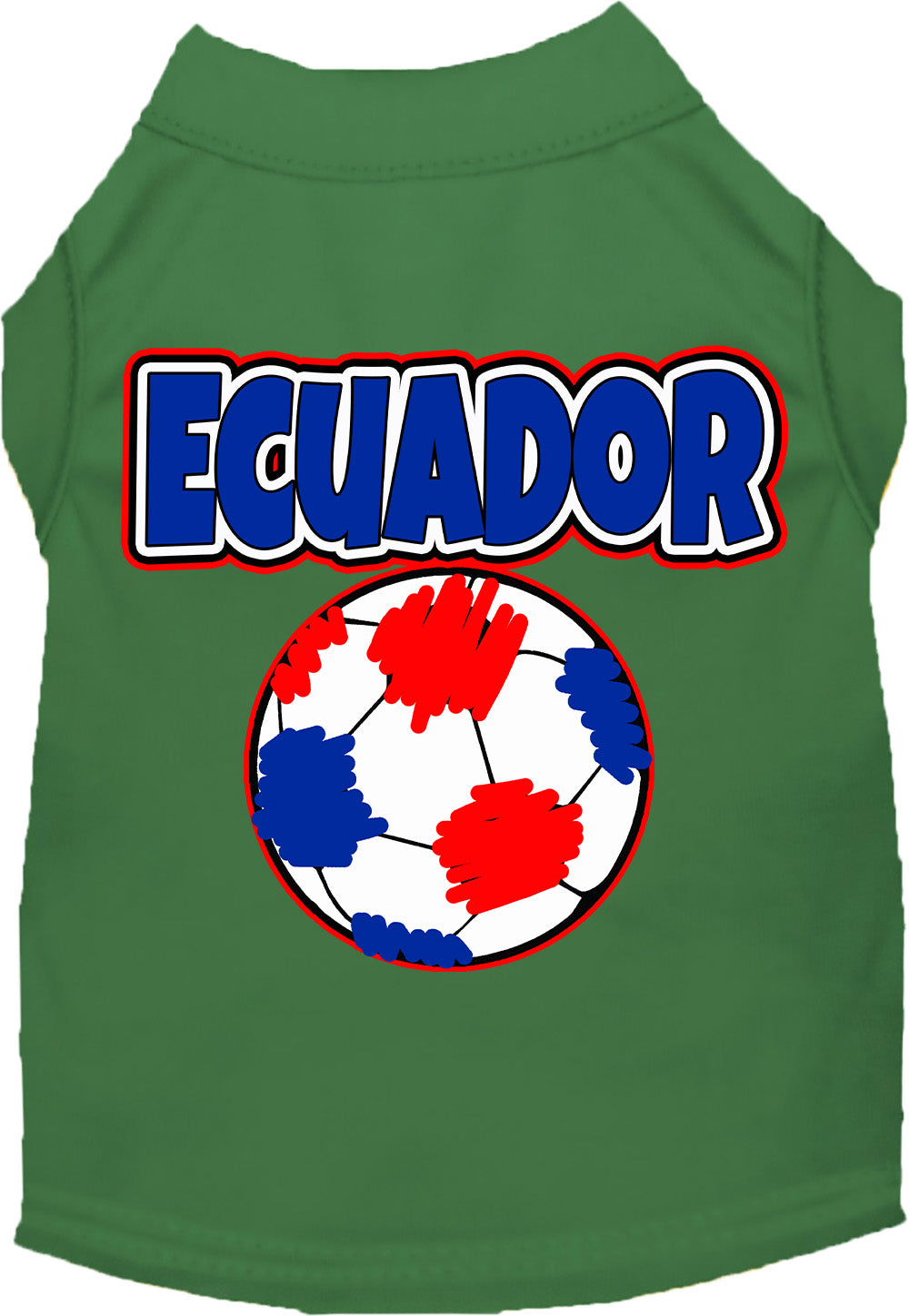 Ecuador Soccer Pet Shirt