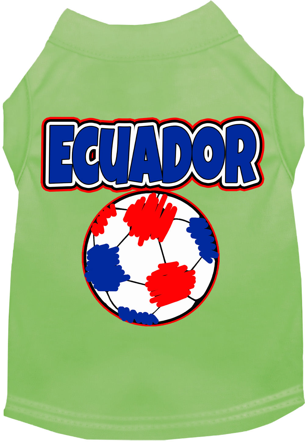 Ecuador Soccer Pet Shirt