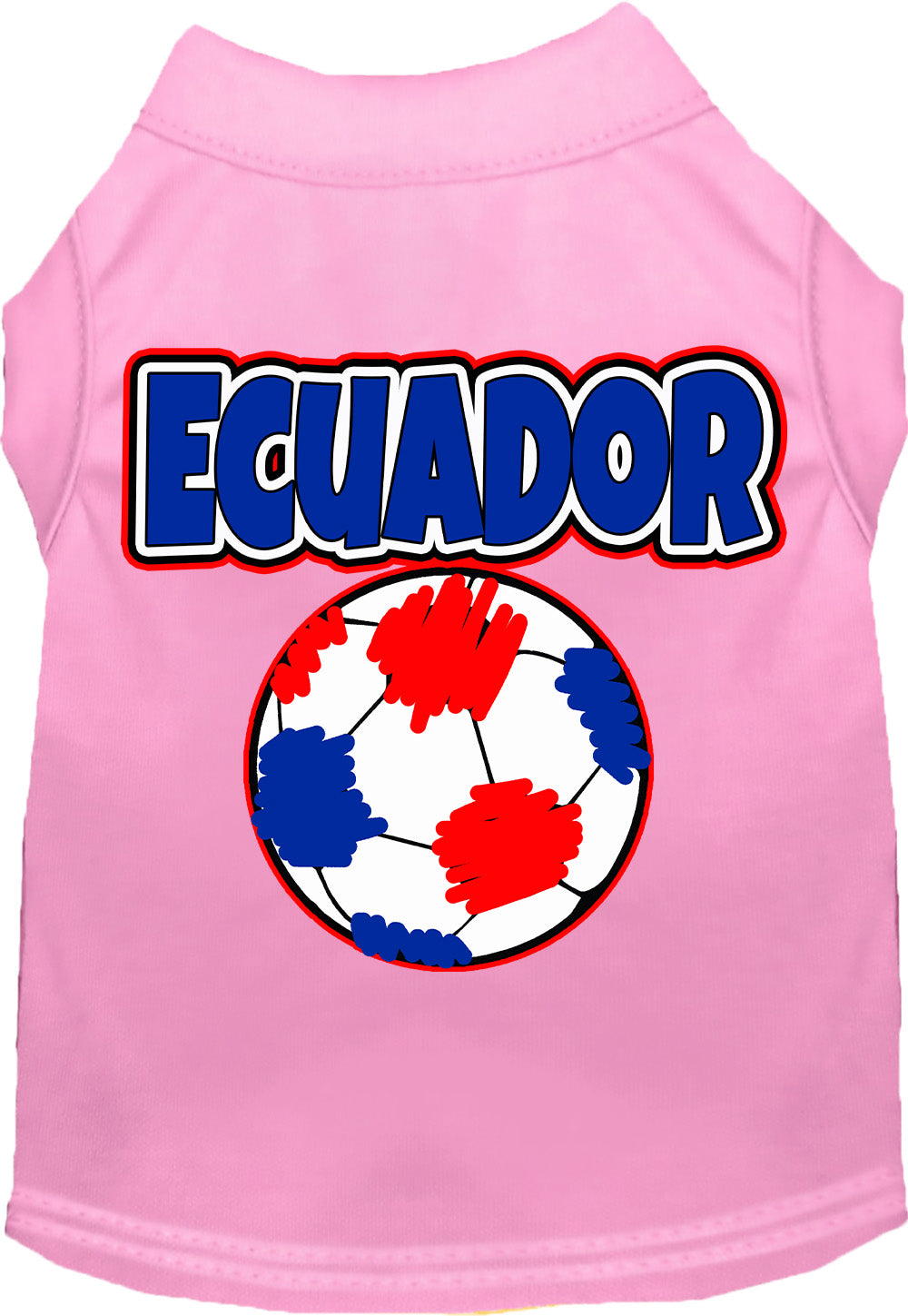 Ecuador Soccer Pet Shirt