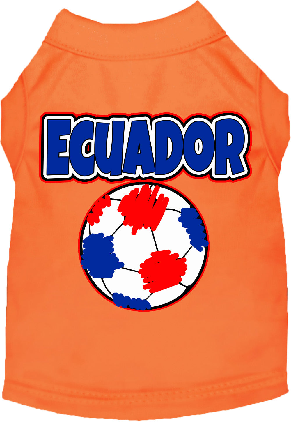 Ecuador Soccer Pet Shirt