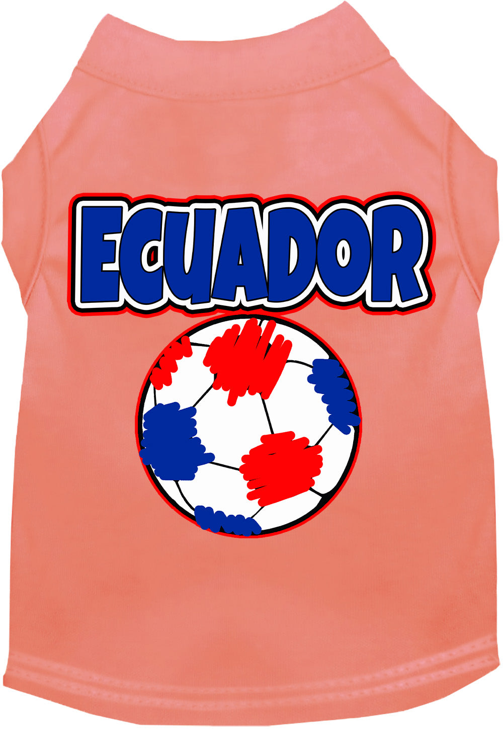 Ecuador Soccer Pet Shirt