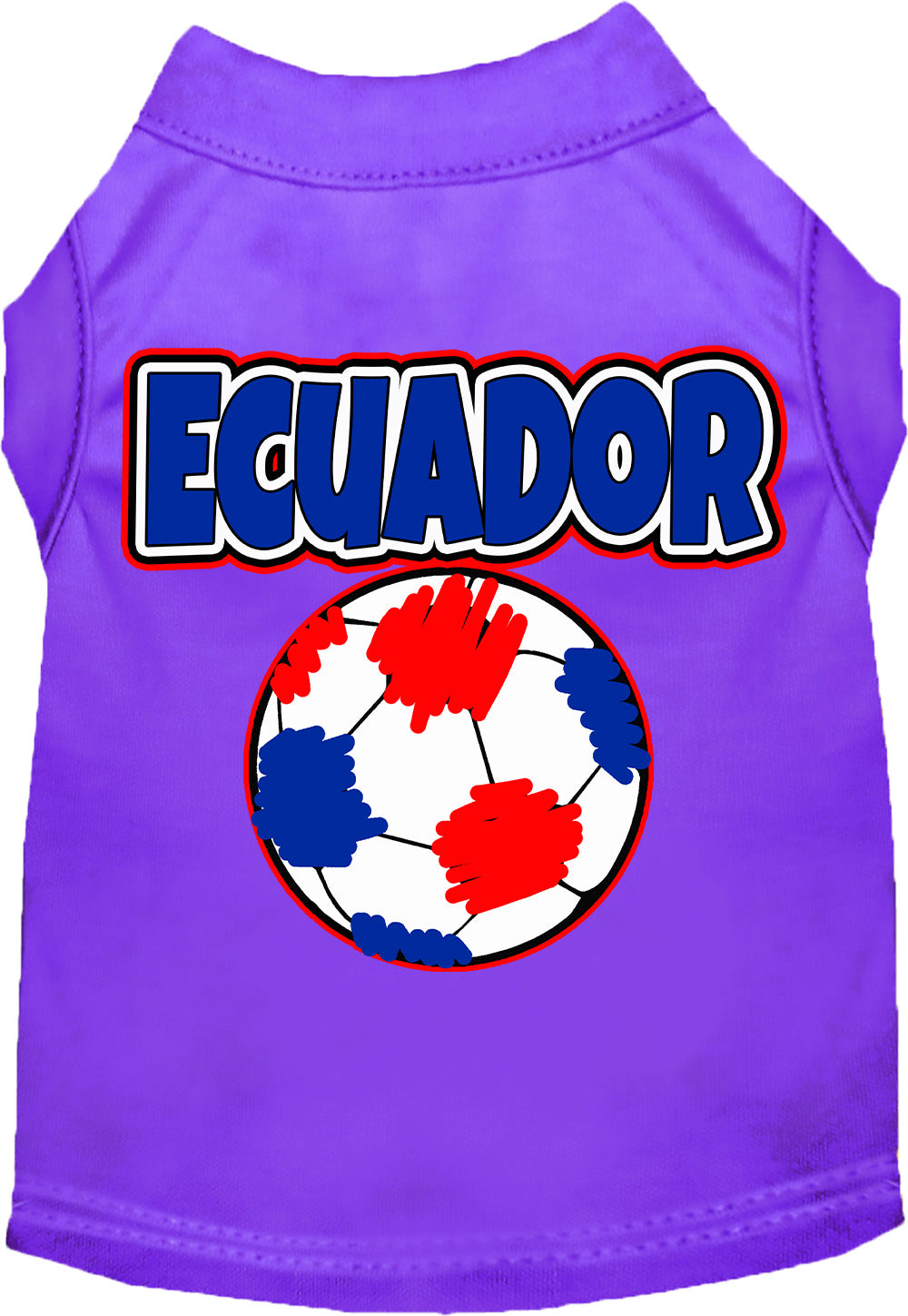 Ecuador Soccer Pet Shirt