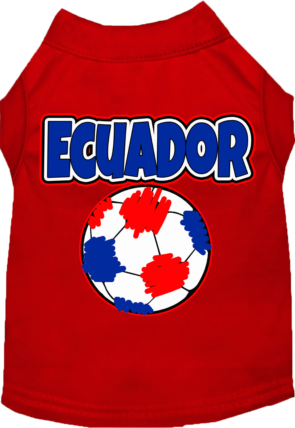 Ecuador Soccer Pet Shirt