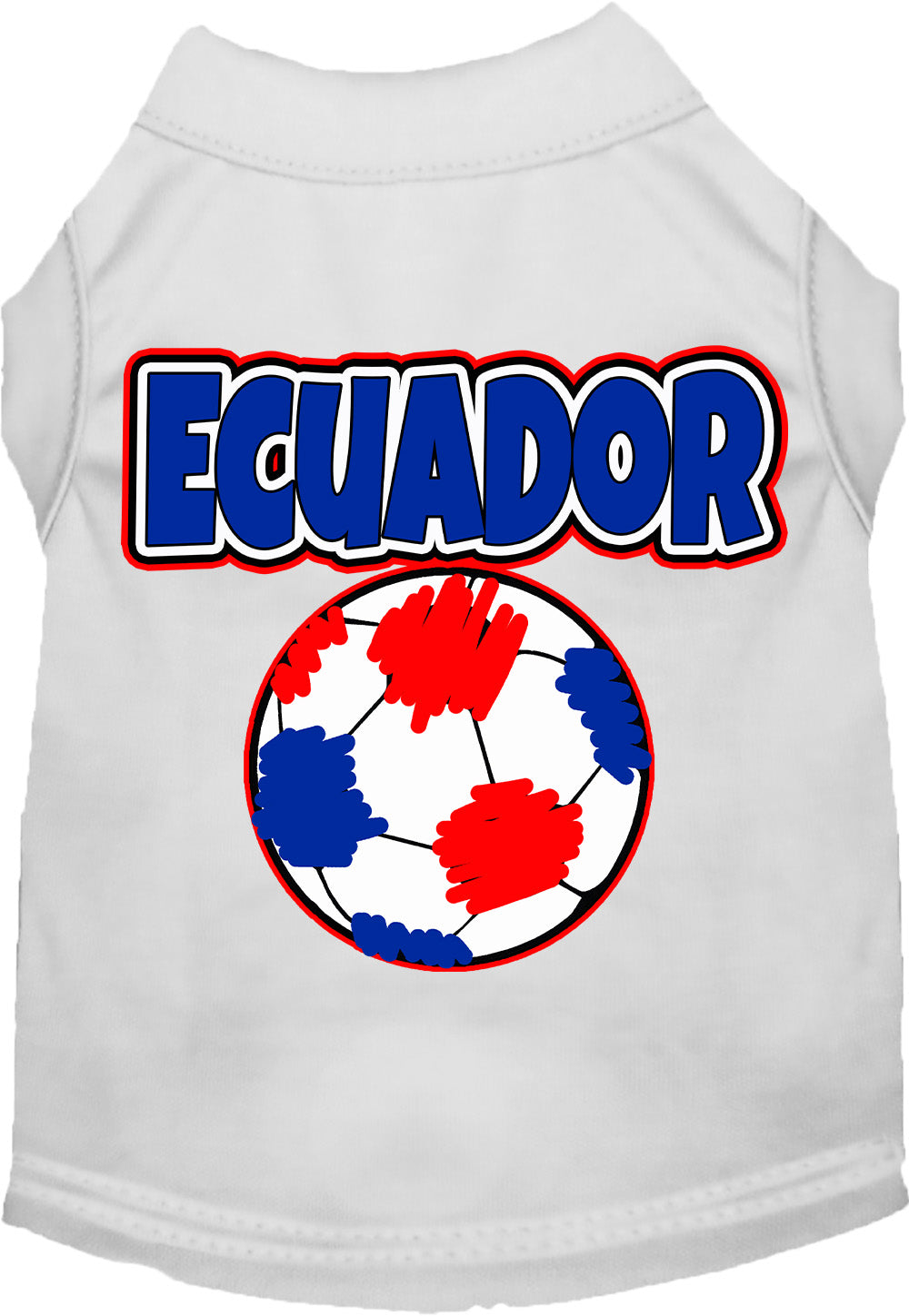 Ecuador Soccer Pet Shirt