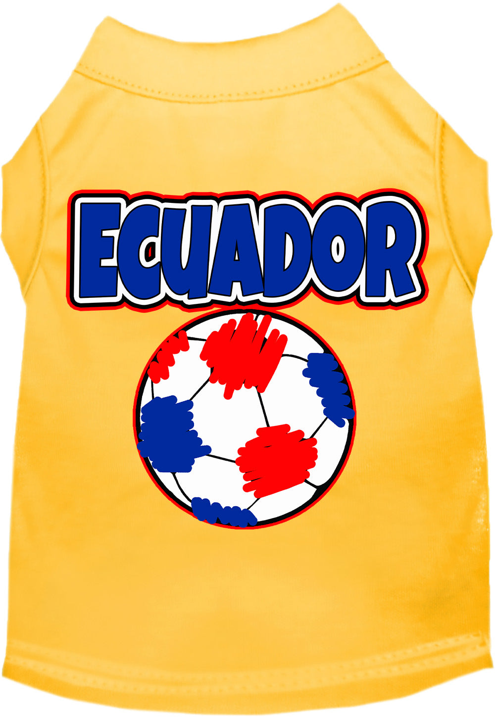 Ecuador Soccer Pet Shirt