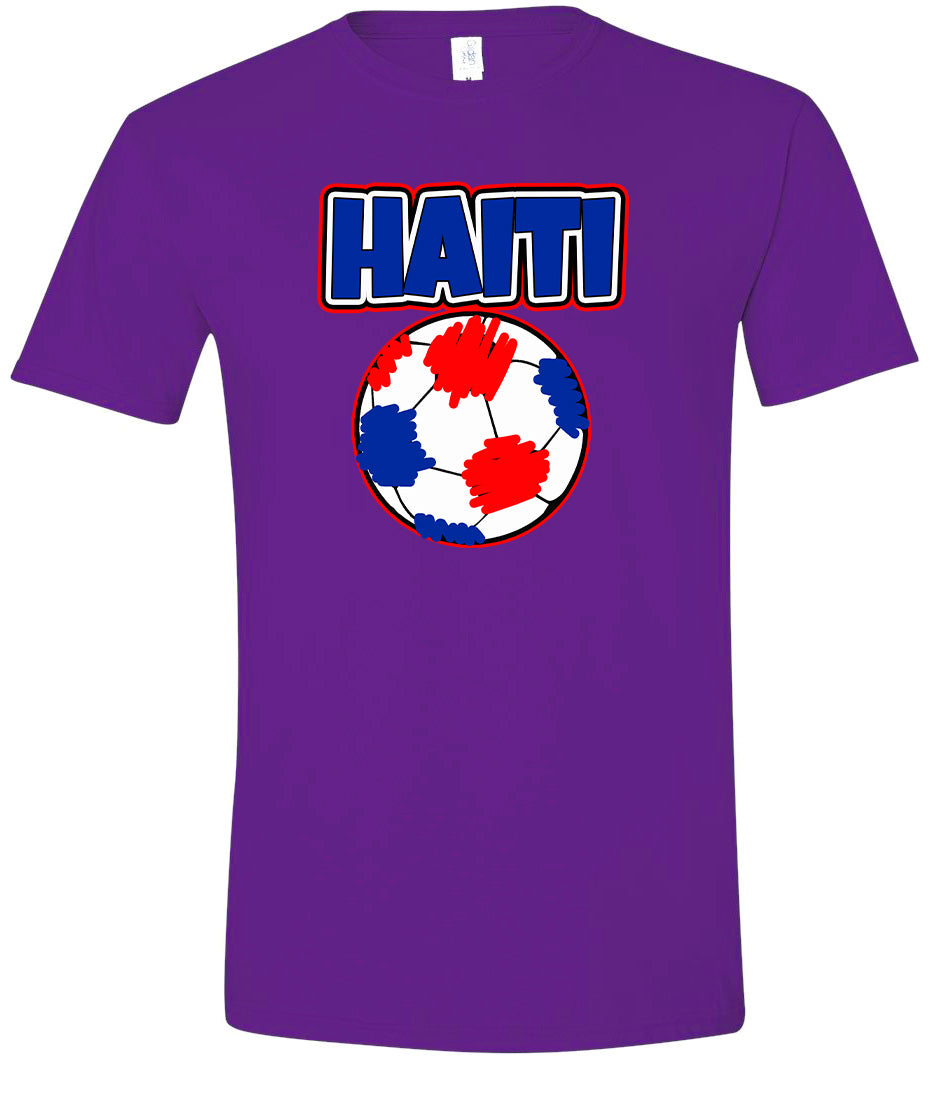 Haiti Soccer Children's Gildan Soft Shirt