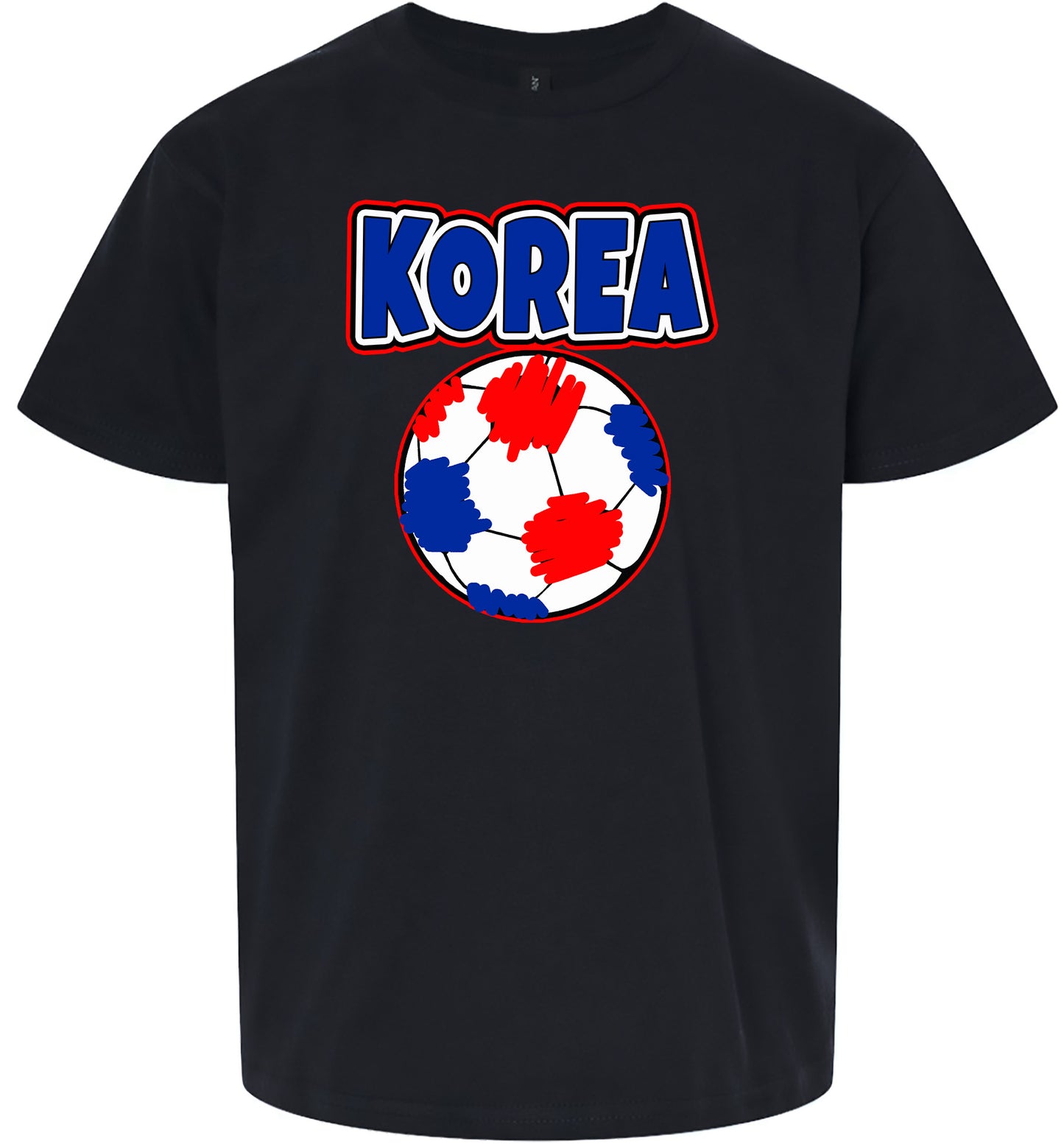 Korea Soccer Children's Gildan Soft Shirt