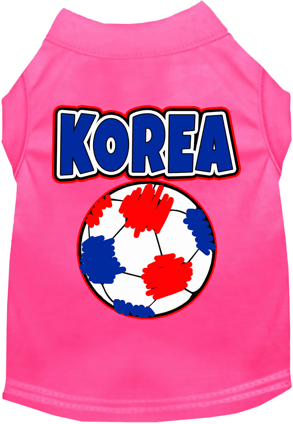 Korea Soccer Pet Shirt