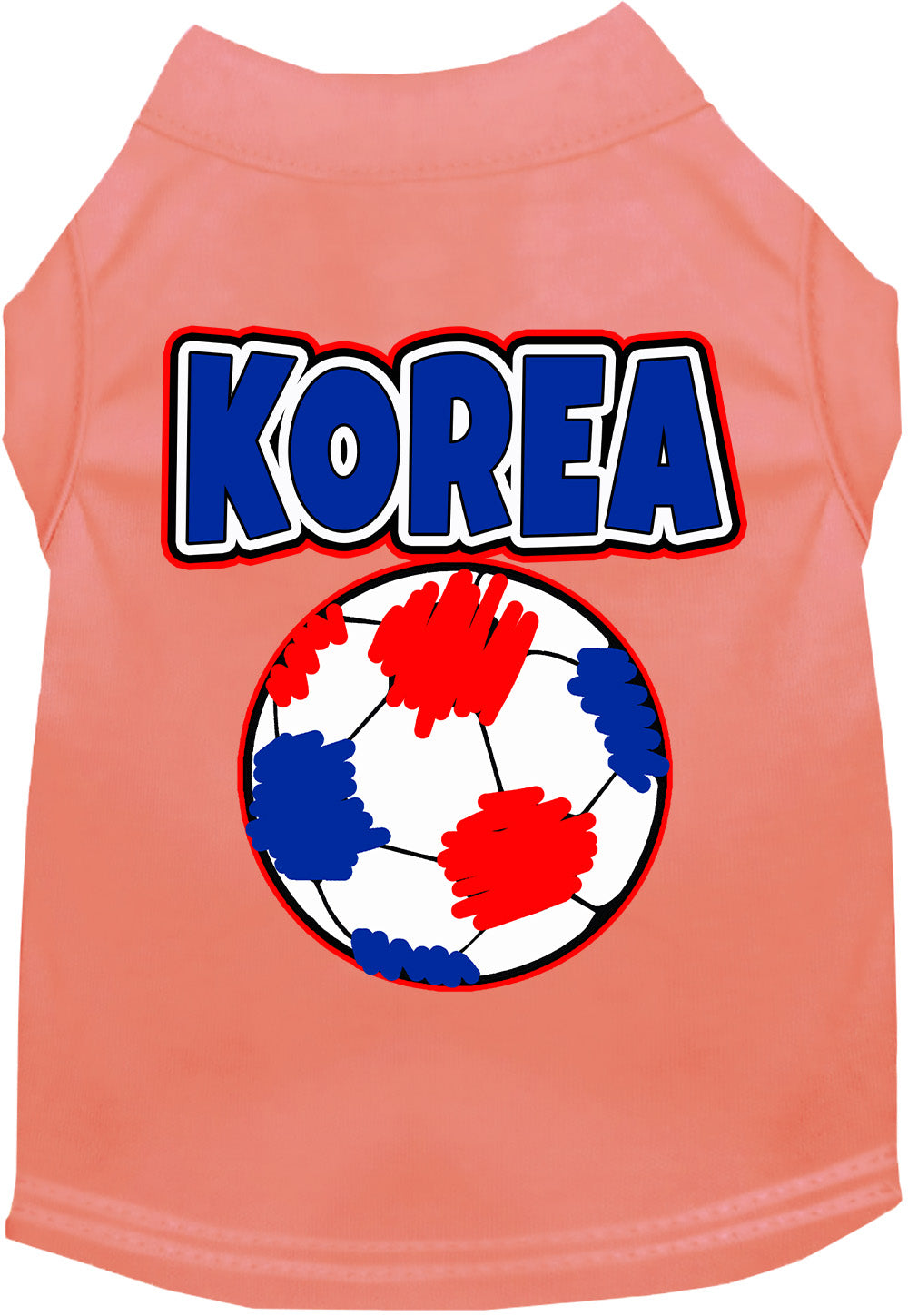 Korea Soccer Pet Shirt