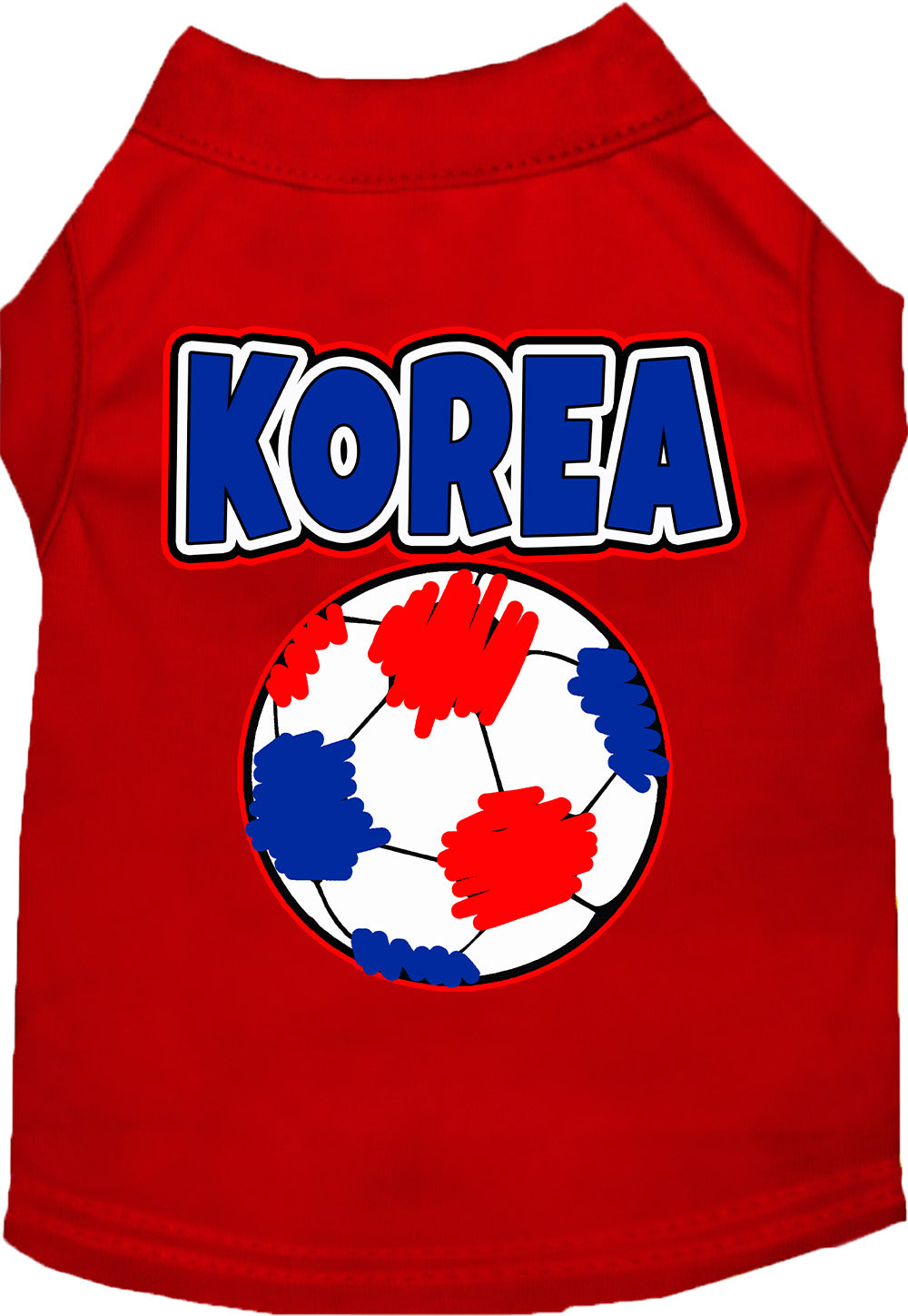 Korea Soccer Pet Shirt