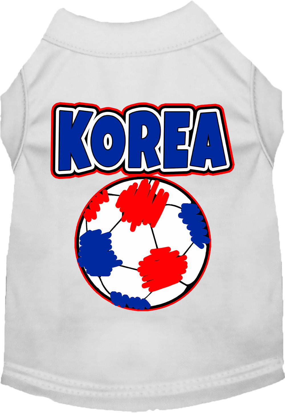 Korea Soccer Pet Shirt