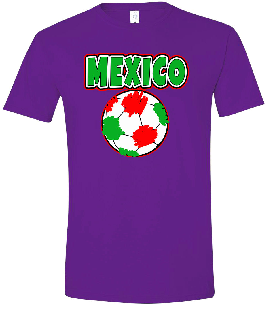 Mexico Soccer Adult Gildan Soft Shirt