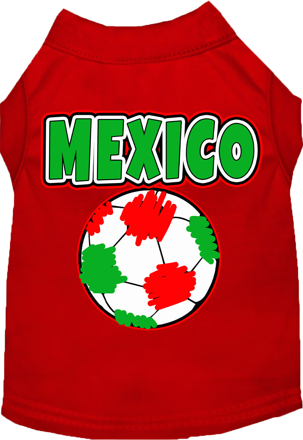 Mexico Soccer Pet Shirt