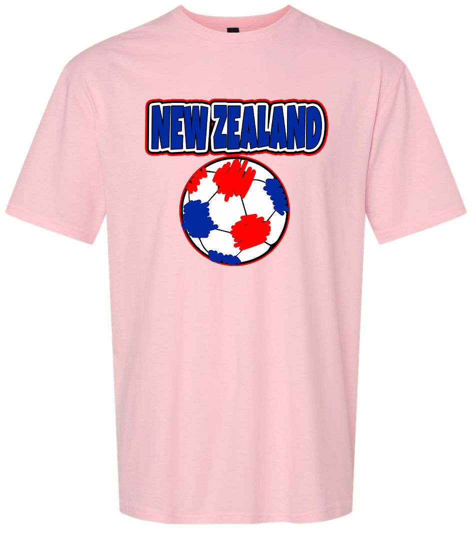 New Zealand Soccer Adult Gildan Soft Shirt