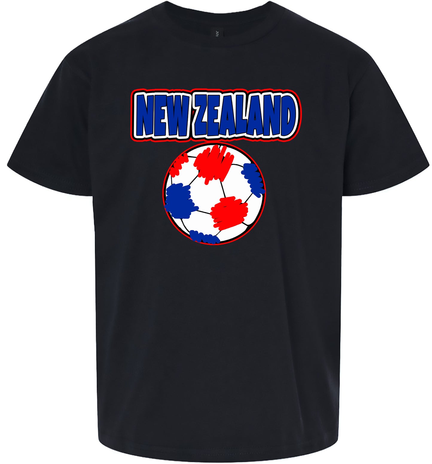 New Zealand Soccer Children's Gildan Soft Shirt