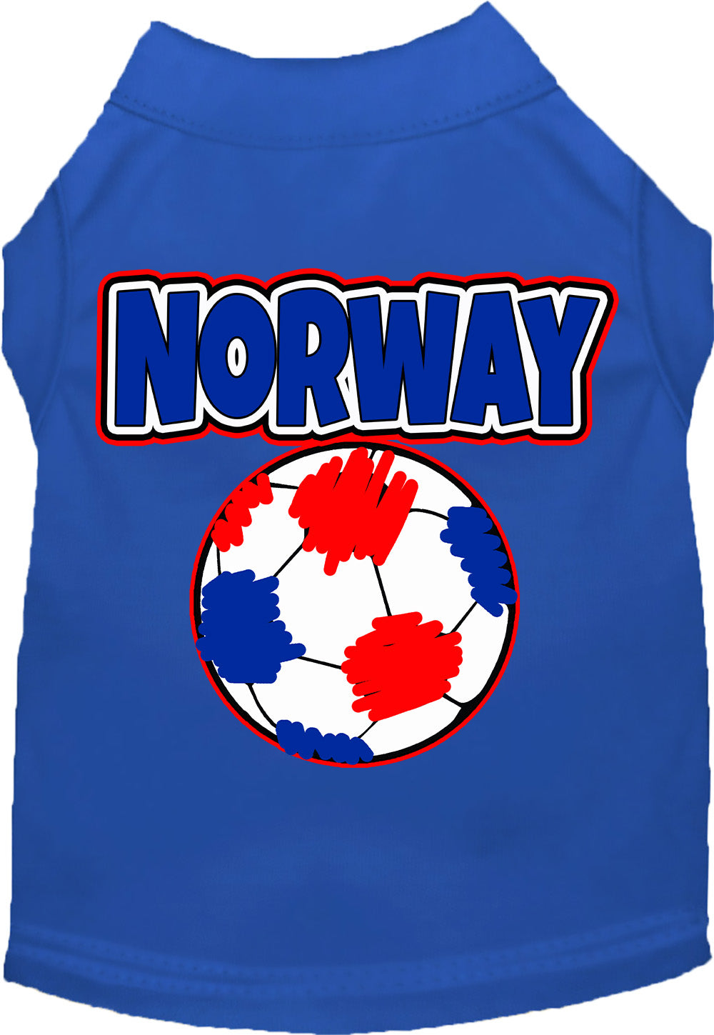 Norway Soccer Pet Shirt