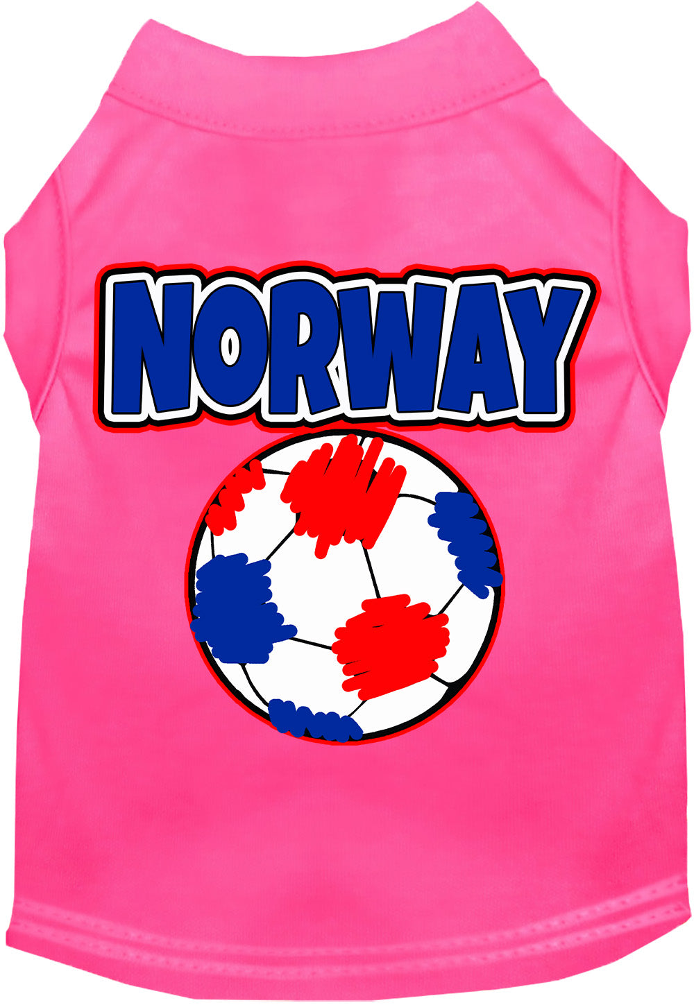 Norway Soccer Pet Shirt
