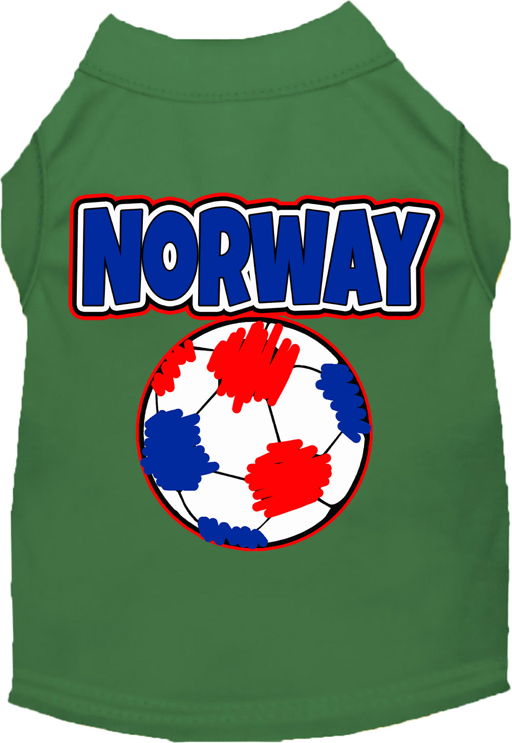Norway Soccer Pet Shirt
