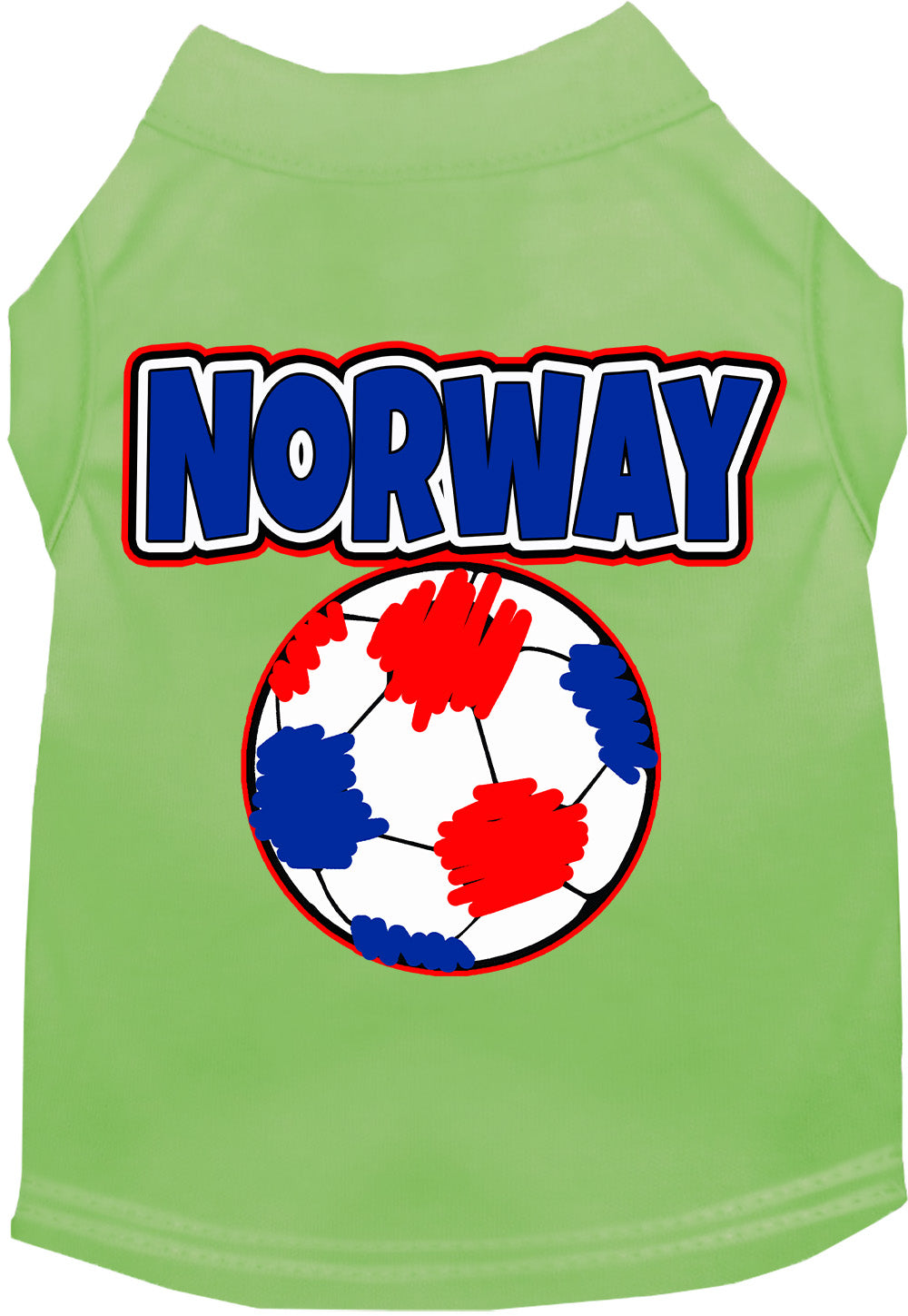 Norway Soccer Pet Shirt