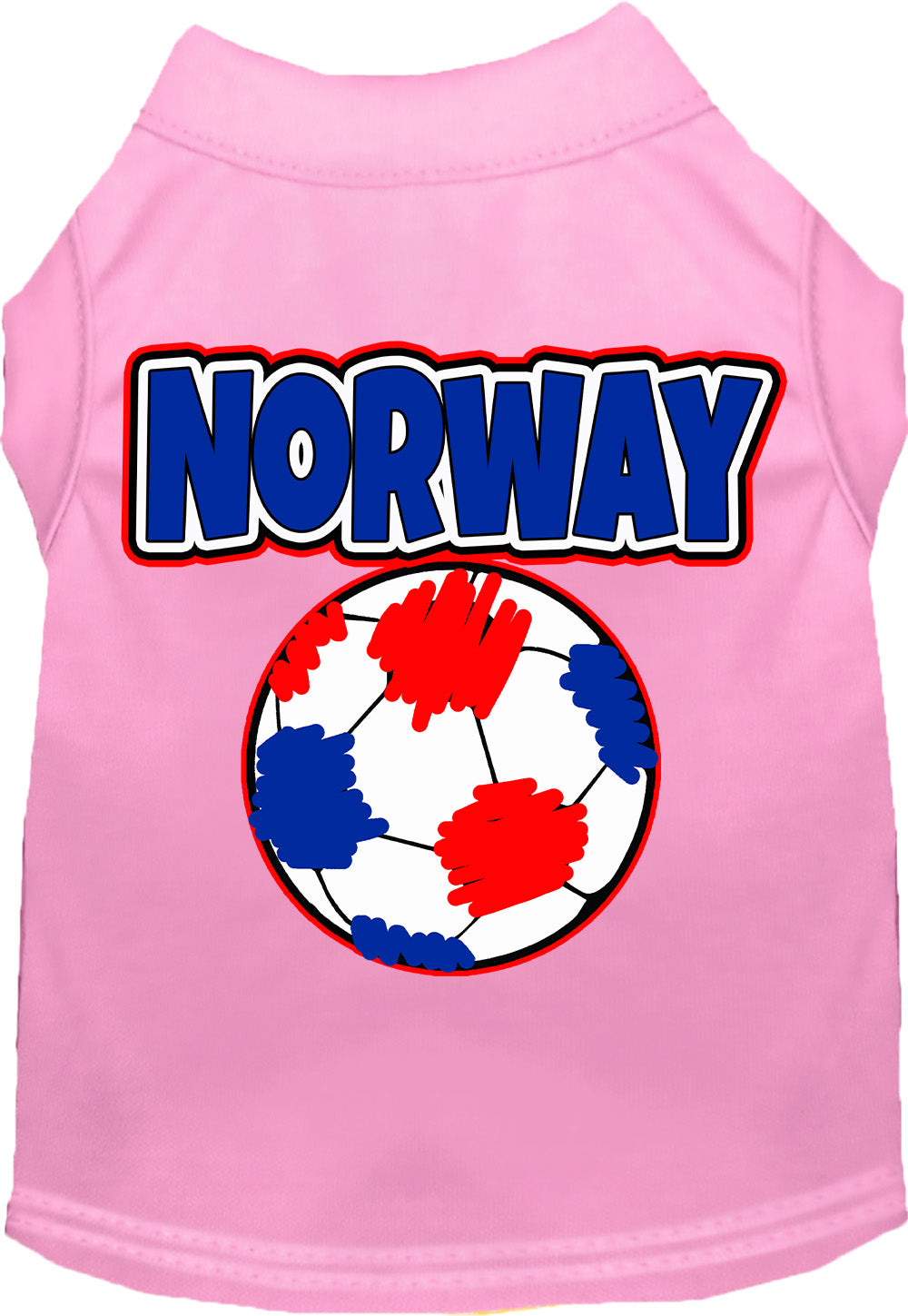 Norway Soccer Pet Shirt