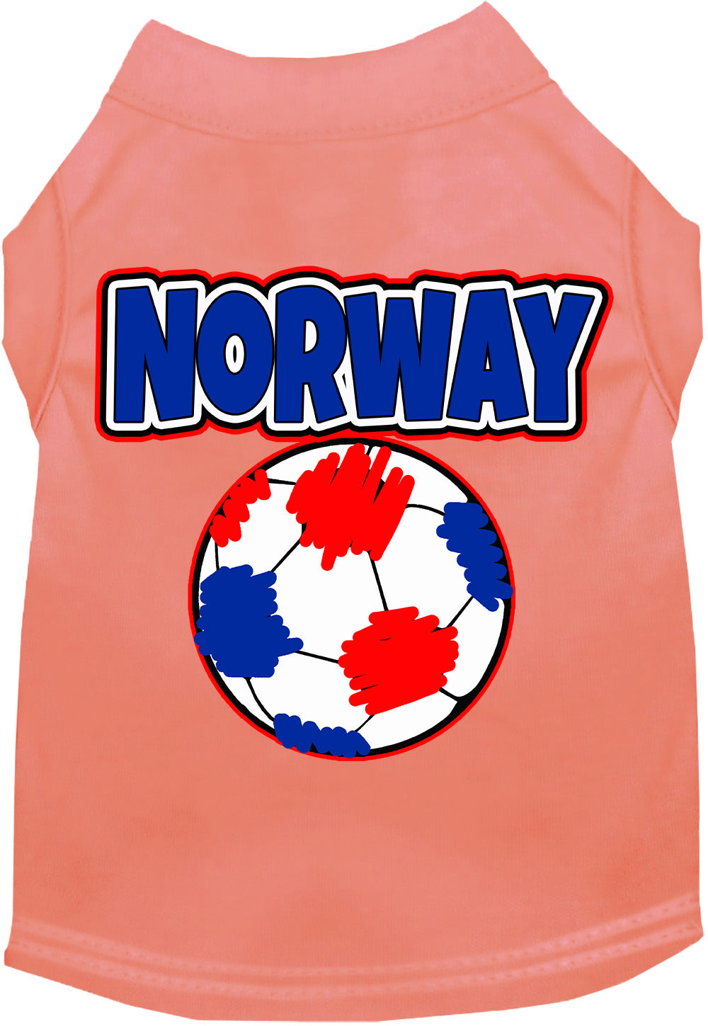 Norway Soccer Pet Shirt