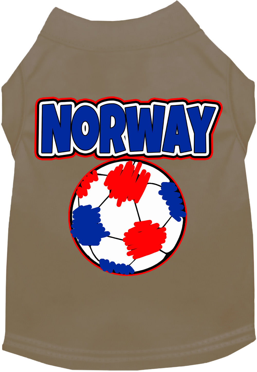 Norway Soccer Pet Shirt