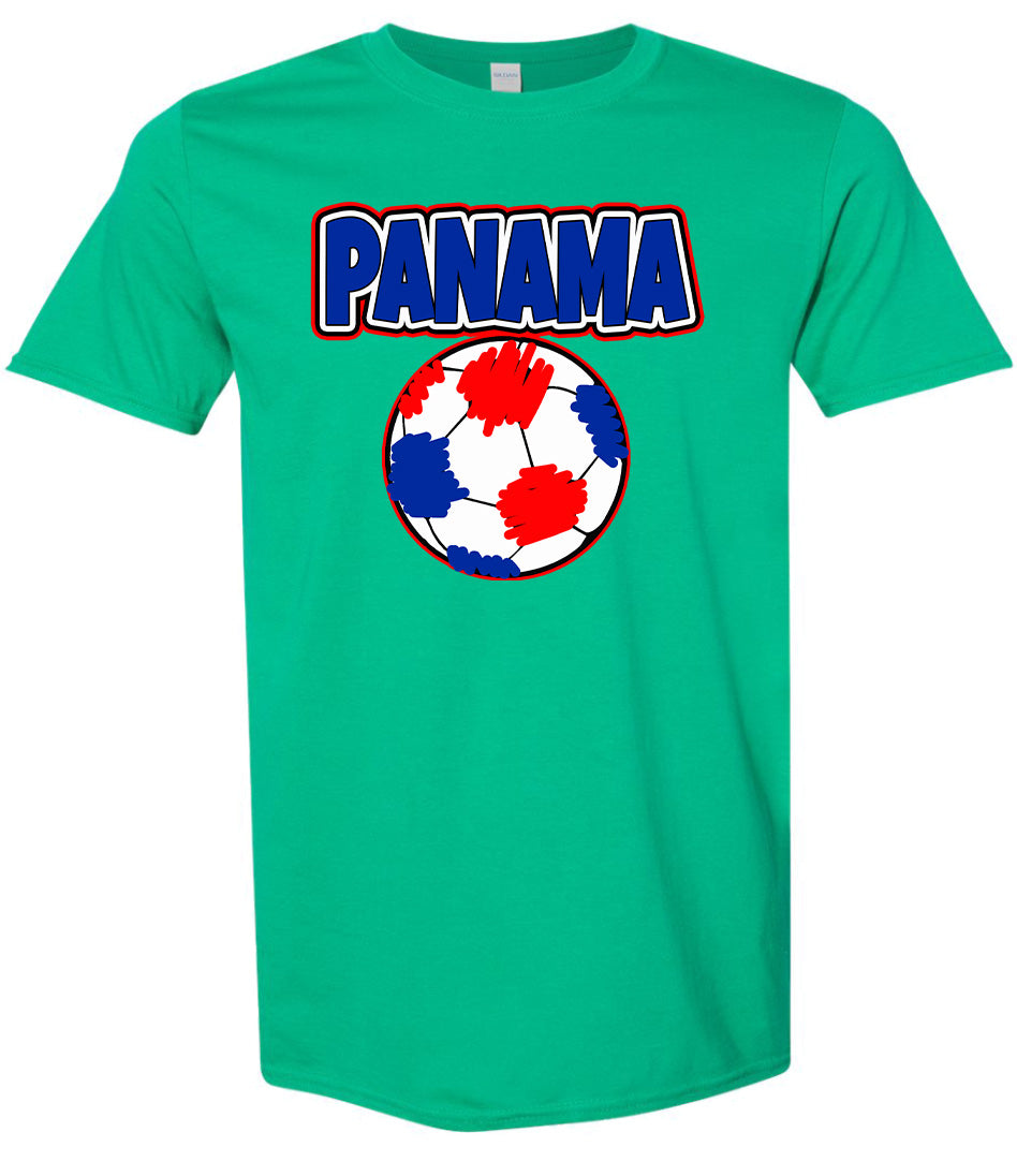 Panama Soccer Adult Gildan Soft Shirt