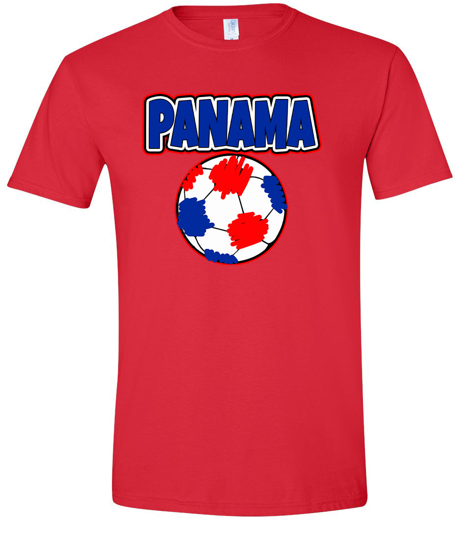 Panama Soccer Adult Gildan Soft Shirt