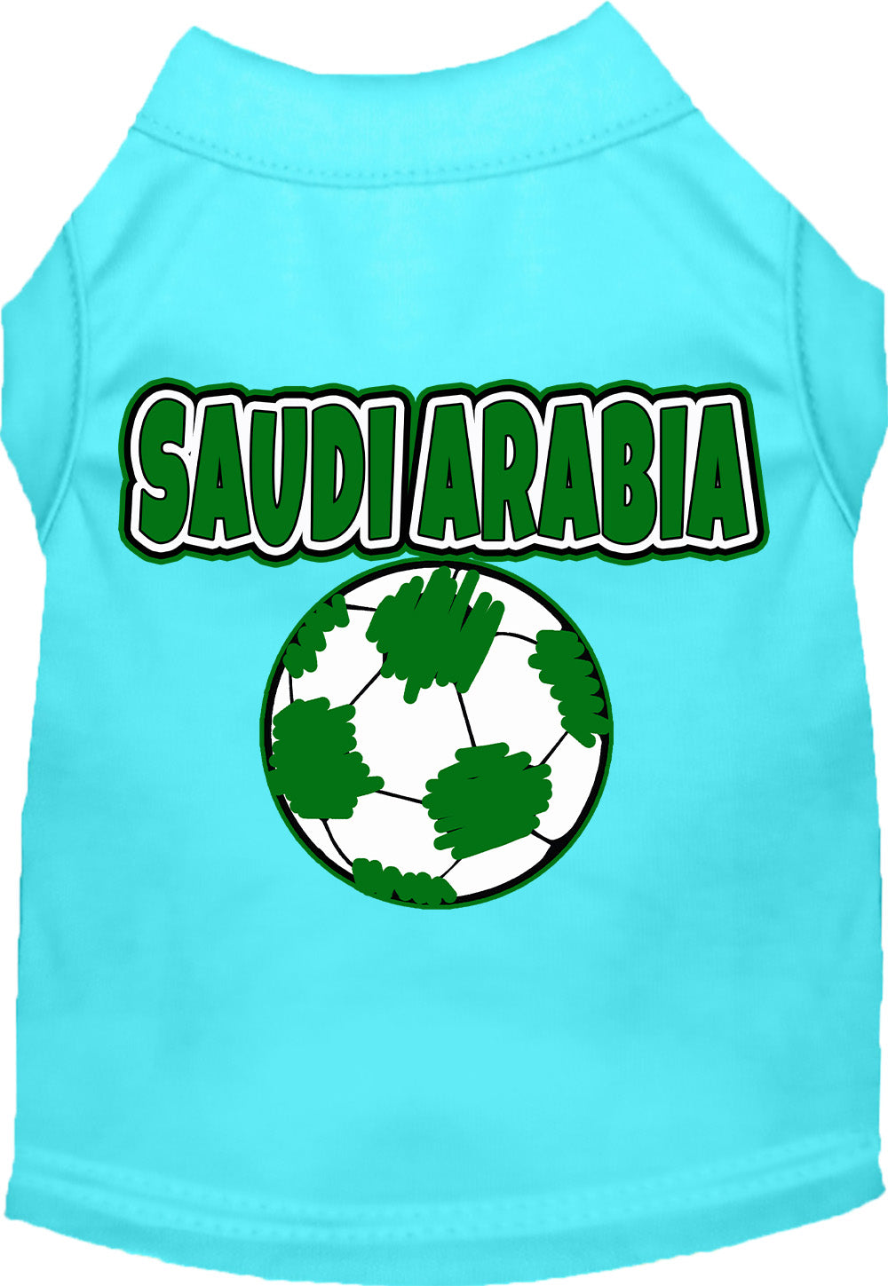 Saudi Arabia Soccer Pet Shirt