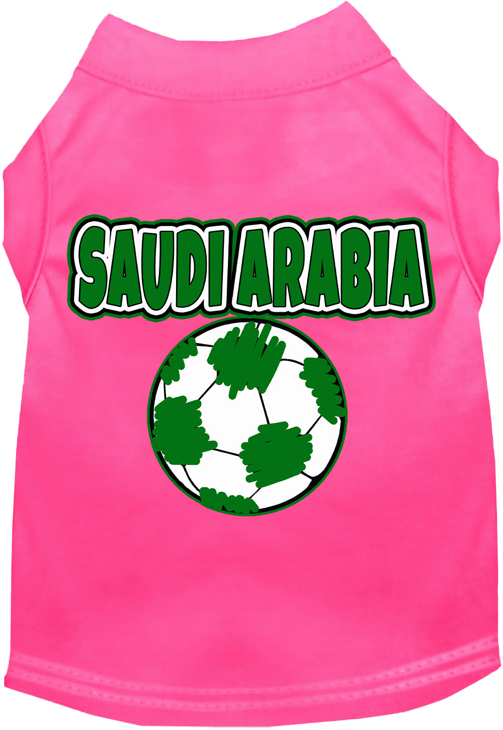 Saudi Arabia Soccer Pet Shirt