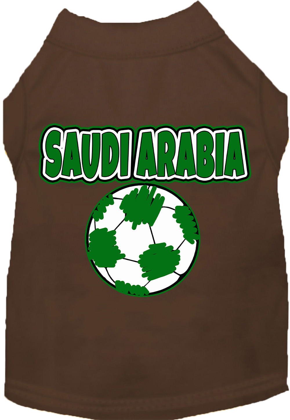 Saudi Arabia Soccer Pet Shirt
