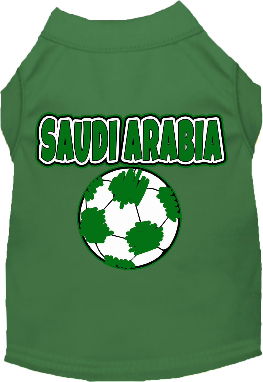 Saudi Arabia Soccer Pet Shirt