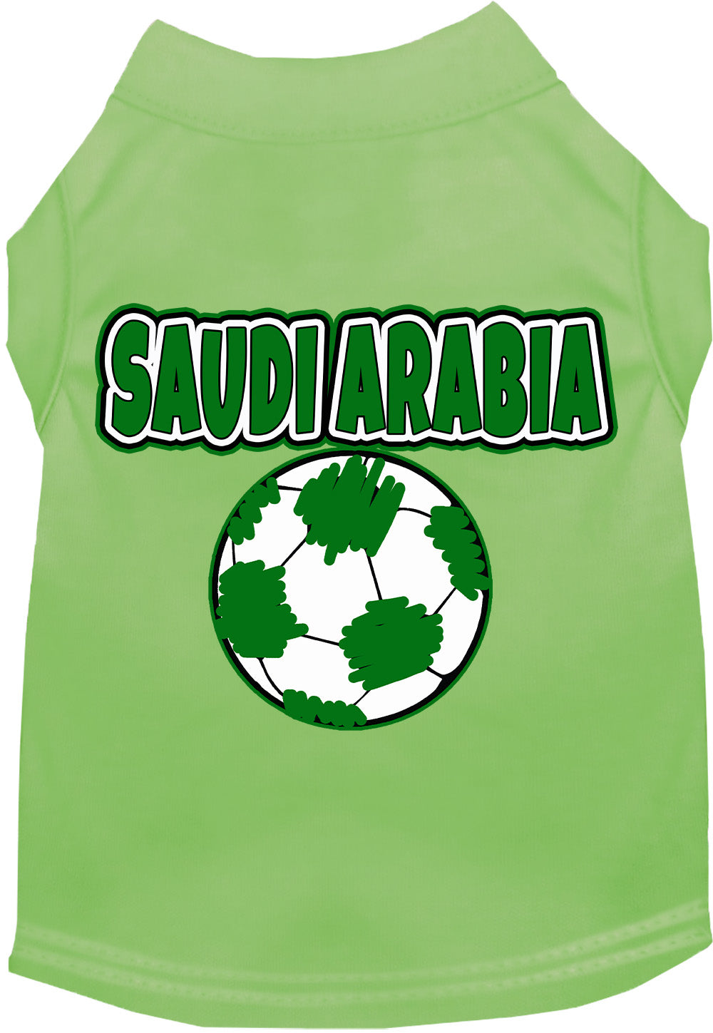 Saudi Arabia Soccer Pet Shirt