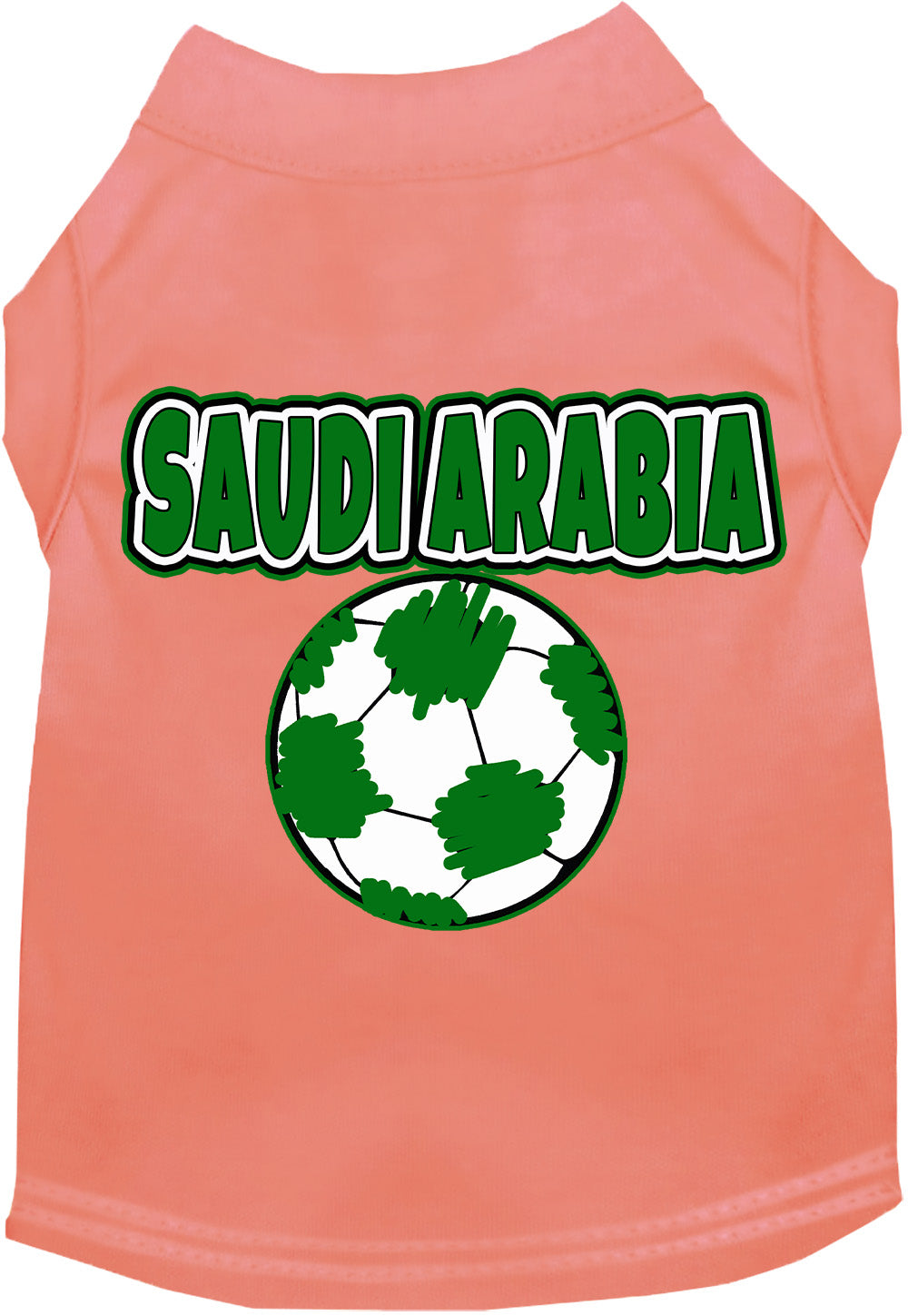 Saudi Arabia Soccer Pet Shirt