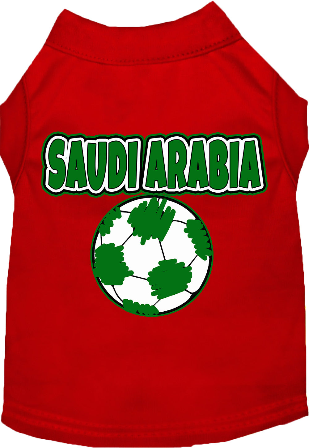 Saudi Arabia Soccer Pet Shirt