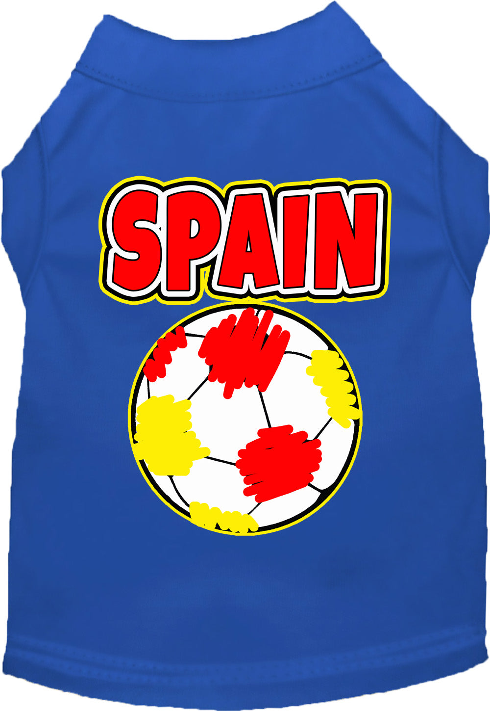 Spain Soccer Pet Shirt