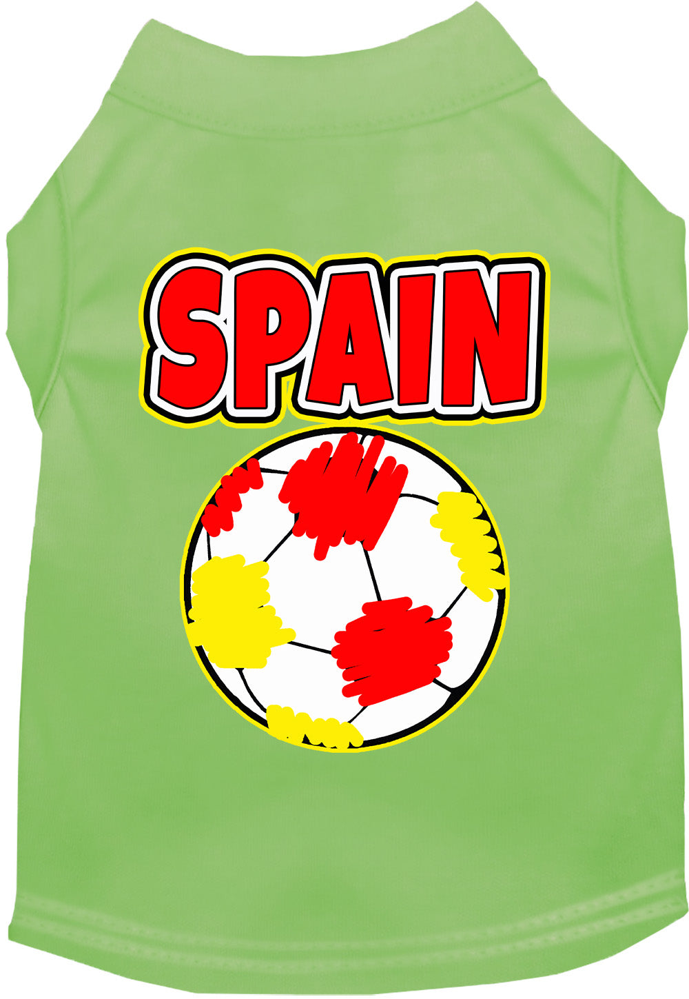 Spain Soccer Pet Shirt