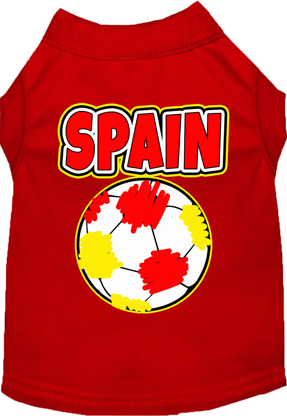 Spain Soccer Pet Shirt
