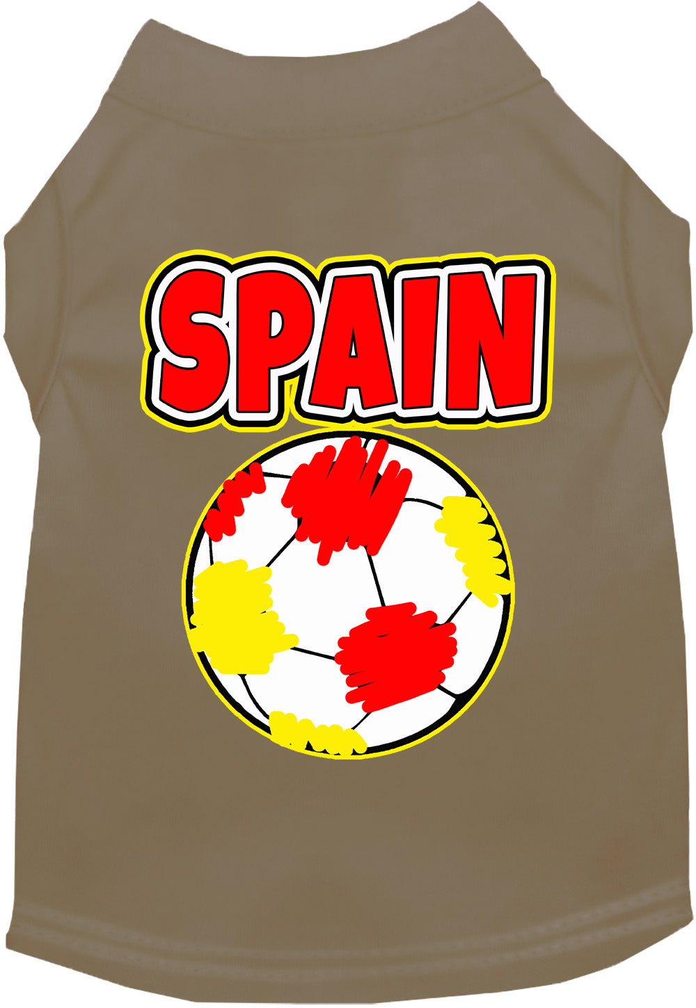 Spain Soccer Pet Shirt
