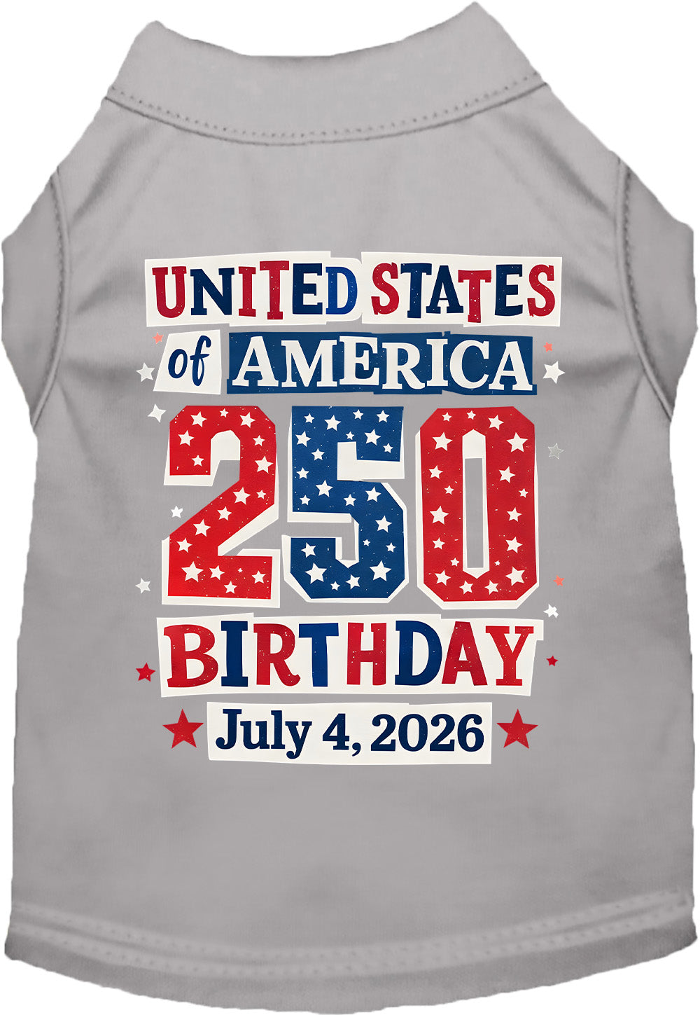 USA 250th Birthday Pet Shirt