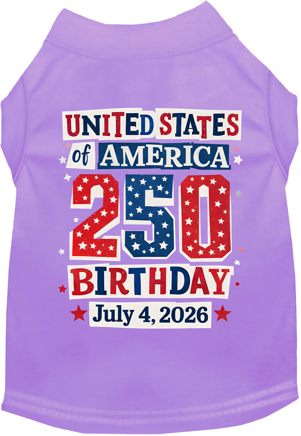 USA 250th Birthday Pet Shirt