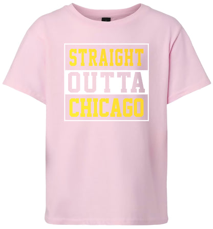 Straight Outta Chicago Children's Gildan Soft Shirt