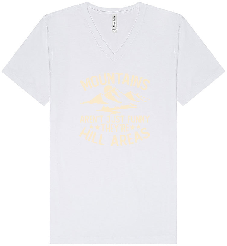 Mountains are Hill Areas Unisex V-Neck Shirt